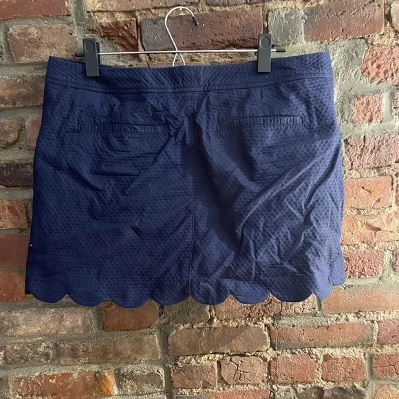 NWT Lily Pulitzer Navy Colette Skort Size 12 - Picture 4 of 5